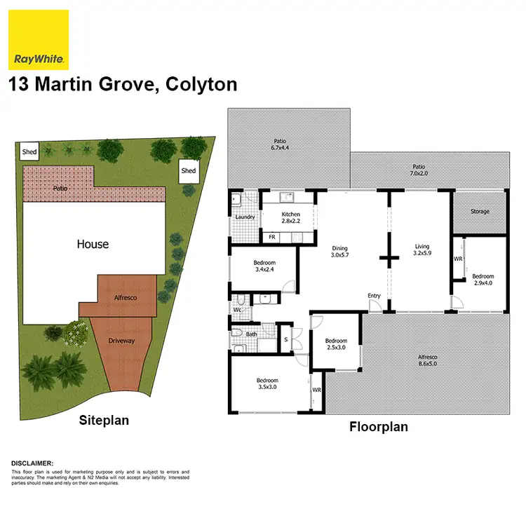 Floorplan of Homely house listing, 13 Martin Grove, Colyton NSW 2760