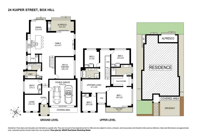 Floorplan of Homely house listing, 24 Kuiper Street, Box Hill NSW 2765