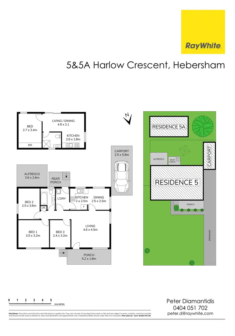 Floorplan of Homely house listing, 5 & 5A Harlow Avenue, Hebersham NSW 2770