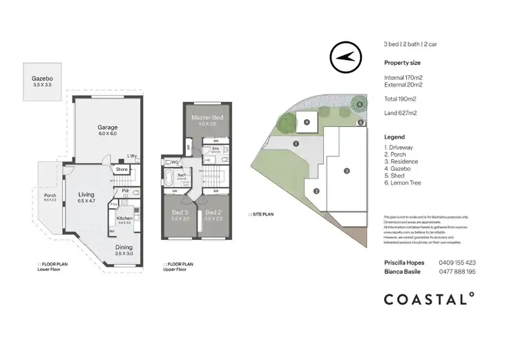 Floorplan of Homely semi-detached listing, 2/16 Armani Avenue, Pimpama QLD 4209