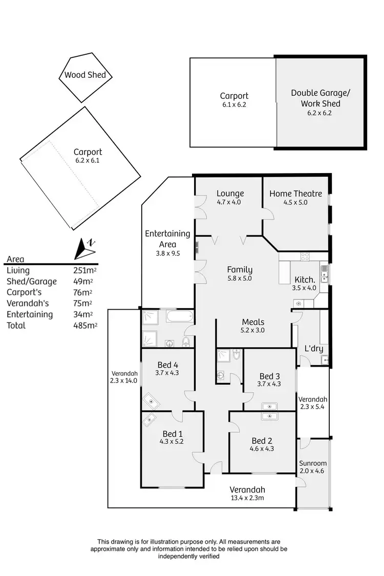 Floorplan of Homely house listing, 24 Sandergrove Road, Strathalbyn SA 5255
