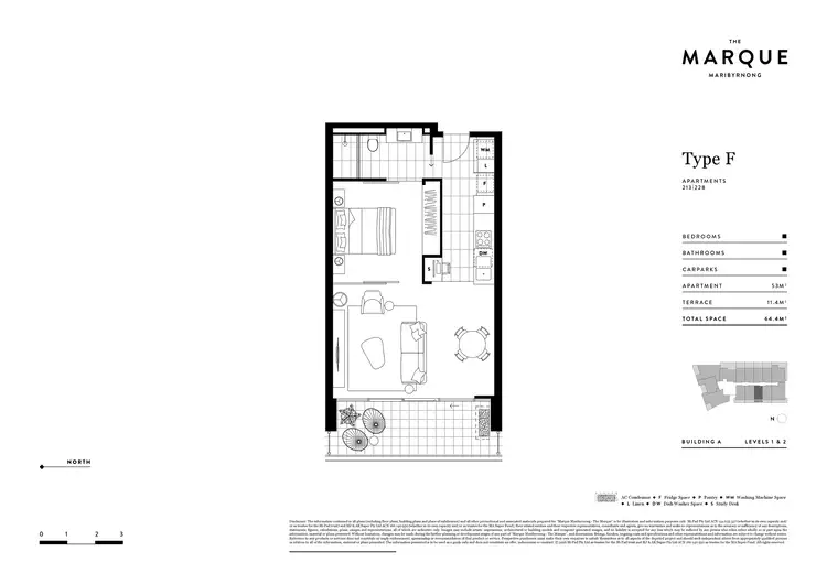 Floorplan of Homely apartment listing, 113/72 Wests Road, Maribyrnong VIC 3032