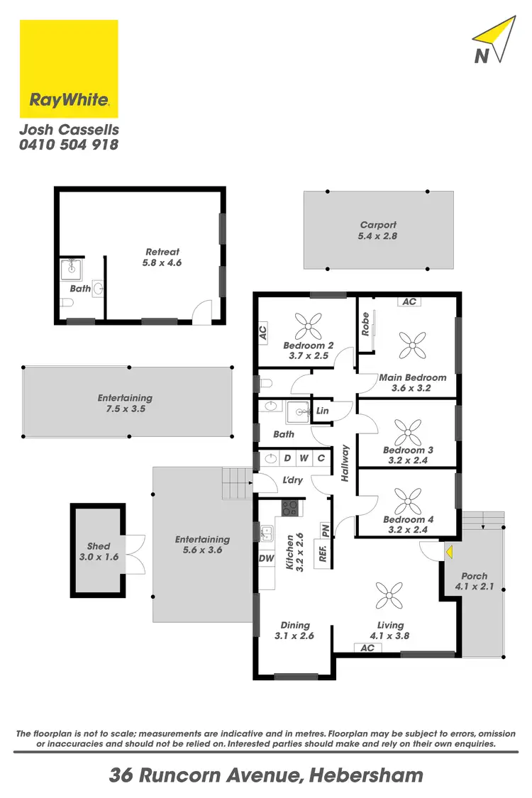Floorplan of Homely house listing, 36 Runcorn Avenue, Hebersham NSW 2770