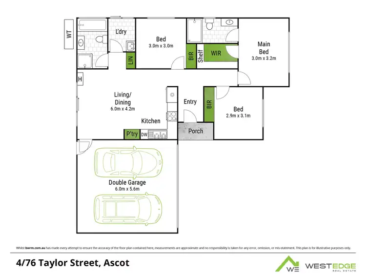 Floorplan of Homely house listing, 3/76 Taylor Street, Ascot VIC 3551