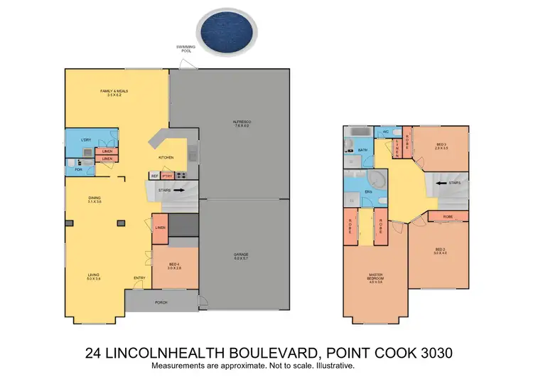 Floorplan of Homely house listing, 24 Lincolnheath Boulevard, Point Cook VIC 3030
