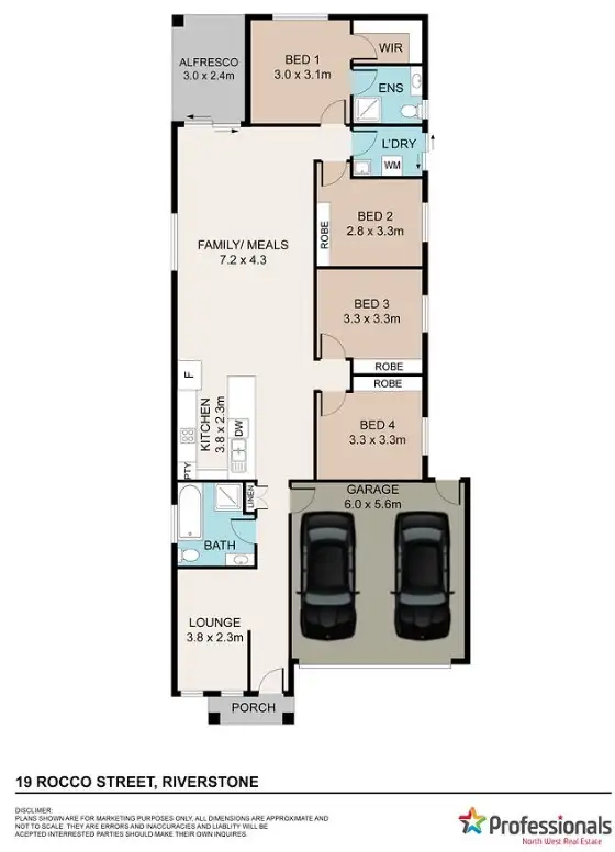Floorplan of Homely house listing, 19 Rocco Street, Riverstone NSW 2765