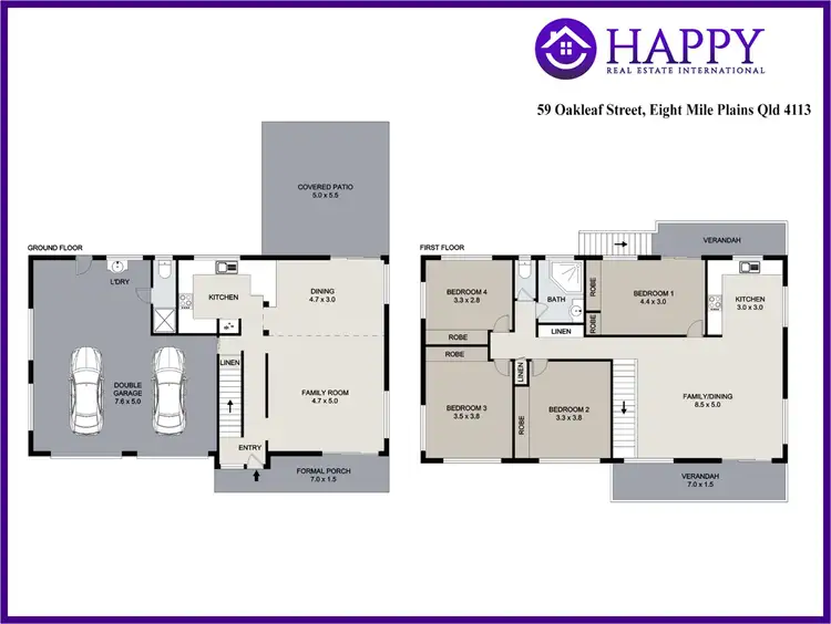 Floorplan of Homely house listing, 59 Oakleaf Street, Eight Mile Plains QLD 4113