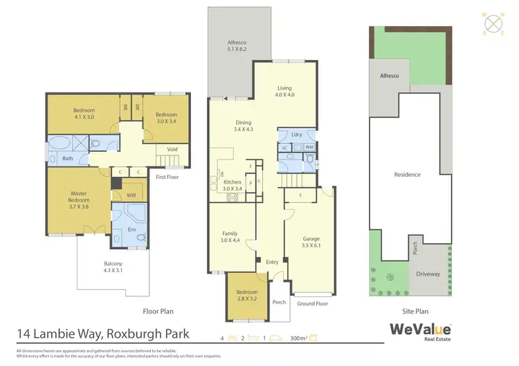 Floorplan of Homely house listing, 14 Lambie Way, Roxburgh Park VIC 3064