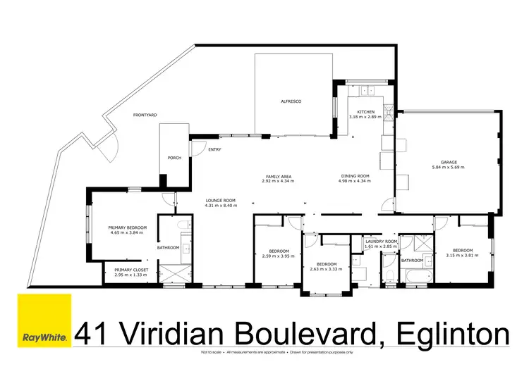 Floorplan of Homely house listing, 41 Viridian Boulevard, Eglinton WA 6034