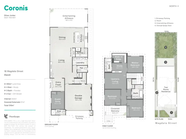 Floorplan of Homely house listing, 16 Magdala Street, Ascot QLD 4007