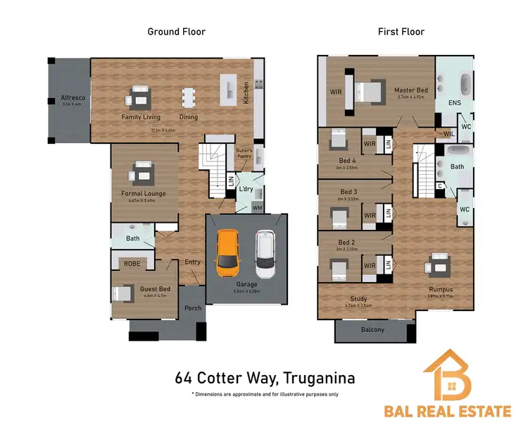 Floorplan of Homely house listing, 64 Cotter Way, Truganina VIC 3029
