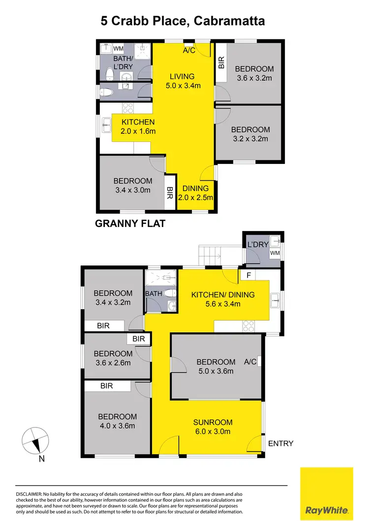 Floorplan of Homely house listing, 5 Crabb Place, Cabramatta NSW 2166