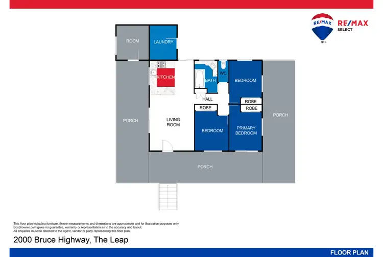 Floorplan of Homely house listing, 2000 Bruce Highway, The Leap QLD 4740