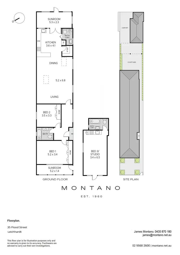 Floorplan of Homely house listing, 35 Flood Street, Leichhardt NSW 2040