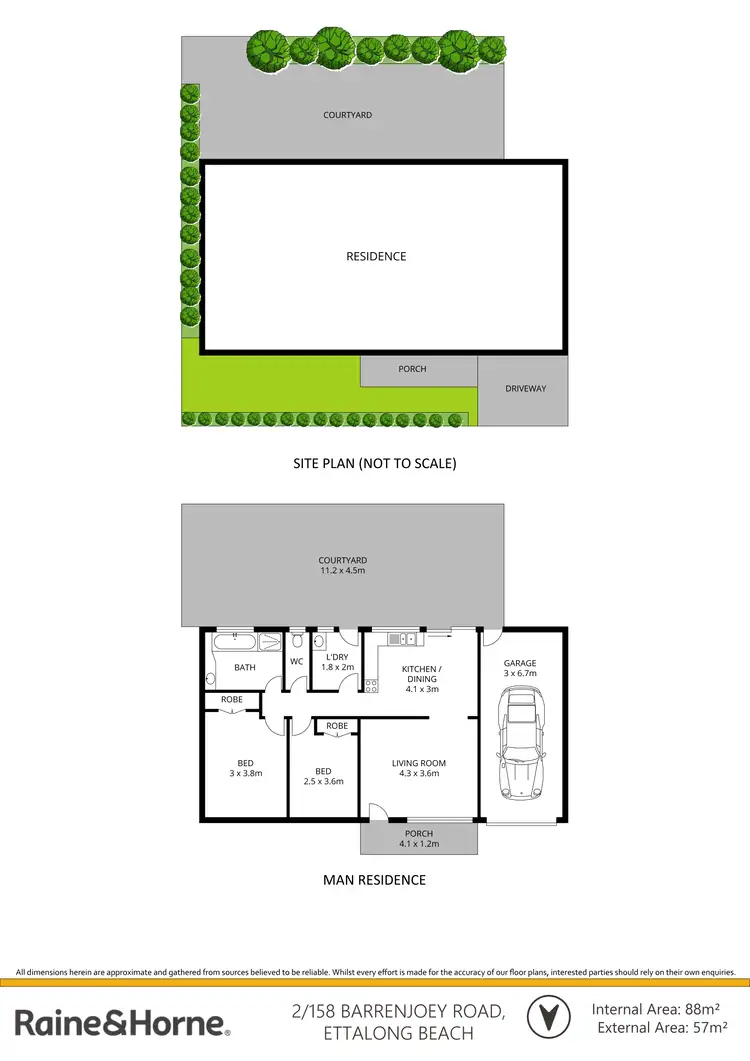 Floorplan of Homely villa listing, 2/158 Barrenjoey Road, Ettalong Beach NSW 2257