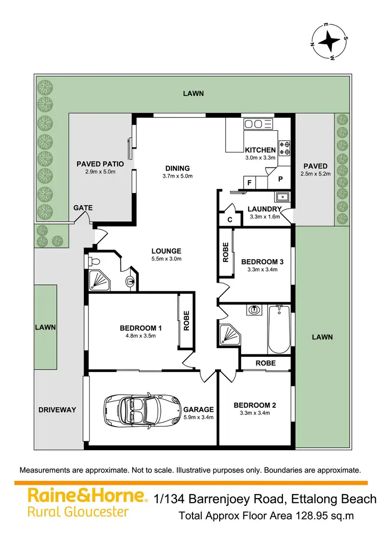 Floorplan of Homely villa listing, 3/134 Barrenjoey Road, Ettalong Beach NSW 2257