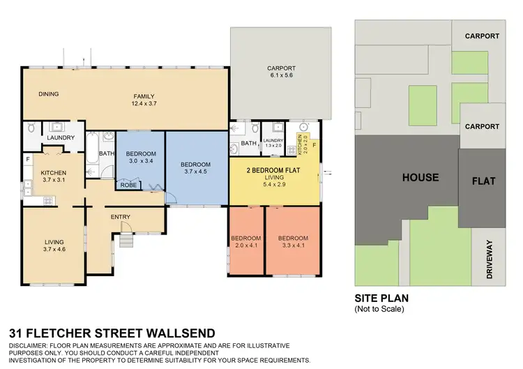Floorplan of Homely house listing, 31 Fletcher Street, Wallsend NSW 2287