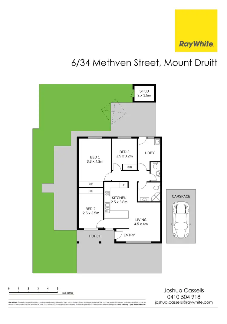 Floorplan of Homely villa listing, 6/34 Methven Street, Mount Druitt NSW 2770