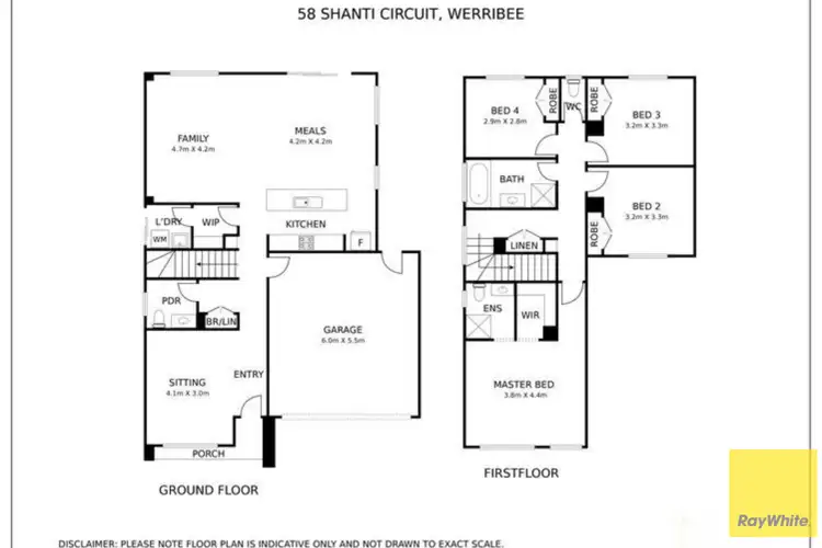 Floorplan of Homely house listing, 58 Shanti Circuit, Werribee VIC 3030
