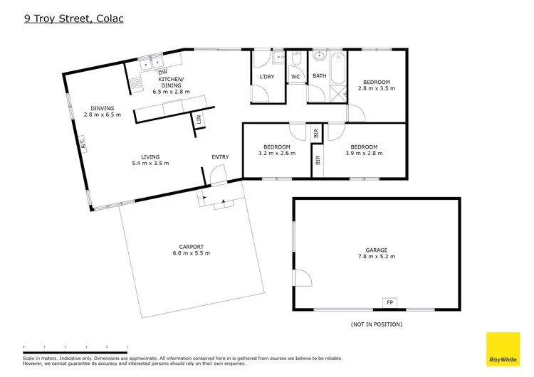 Floorplan of Homely house listing, 9 Troy Street, Colac VIC 3250