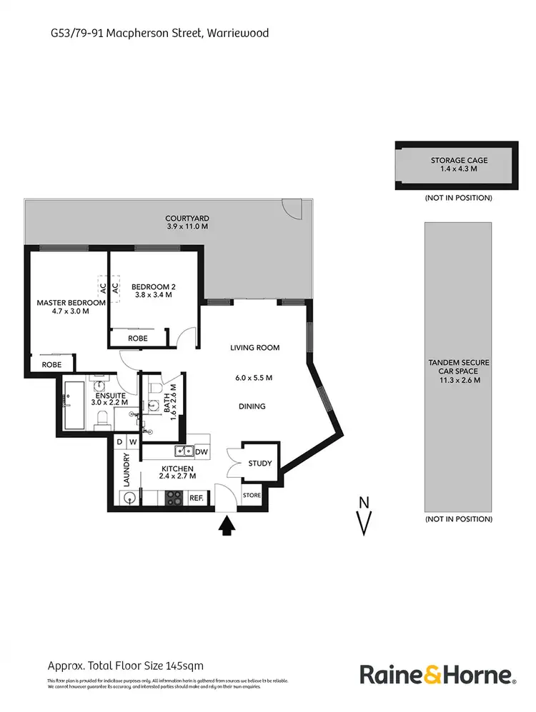 Floorplan of Homely apartment listing, 53/79-91 Macpherson Street, Warriewood NSW 2102