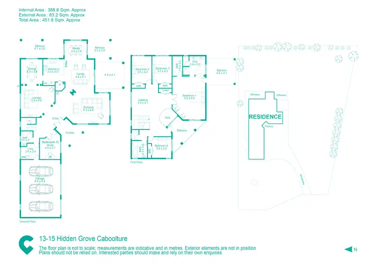 Floorplan of Homely house listing, 13-15 Hidden Grove, Caboolture QLD 4510