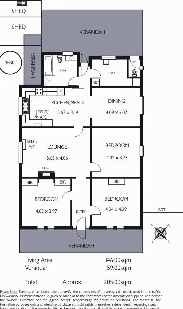 Floorplan of Homely house listing, 48 Henry Street, West Croydon SA 5008