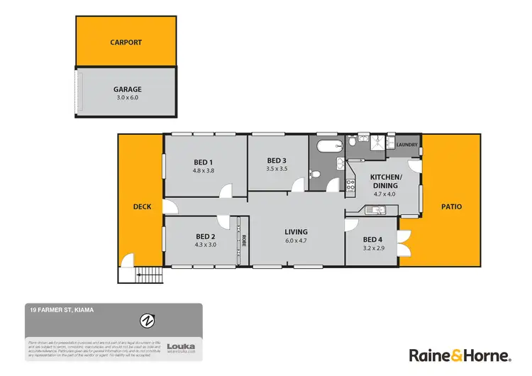 Floorplan of Homely house listing, 19 Farmer Street, Kiama NSW 2533