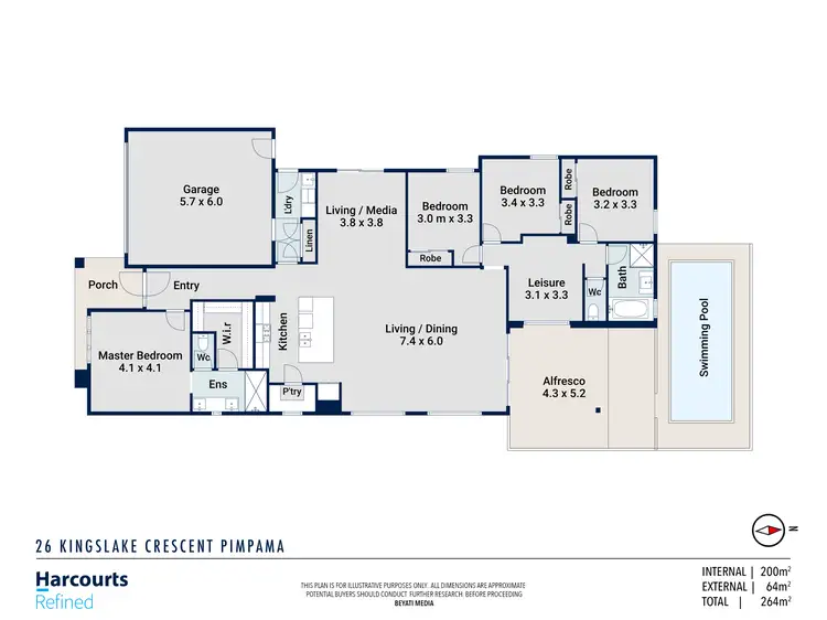 Floorplan of Homely house listing, 26 Kinglake Crescent, Pimpama QLD 4209