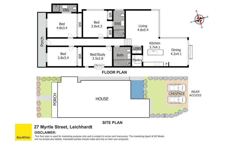 Floorplan of Homely house listing, 27 Myrtle Street, Leichhardt NSW 2040