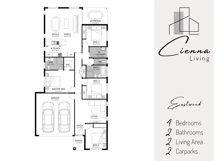 Floorplan of Homely house listing, 32 Hastwell Drive, Munno Para Downs SA 5115