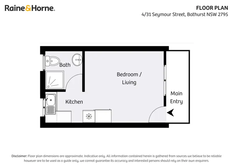 Floorplan of Homely house listing, 4/31 Seymour Street, Bathurst NSW 2795