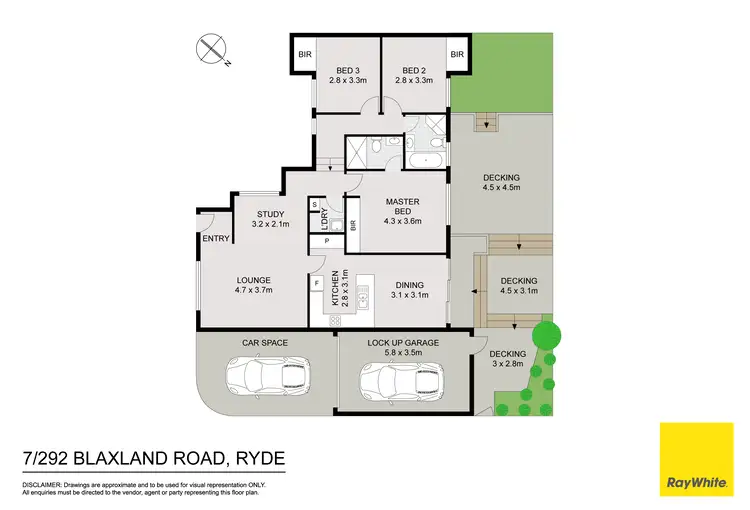 Floorplan of Homely villa listing, 7/292-296 Blaxland Road, Ryde NSW 2112