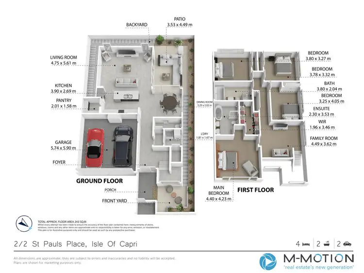Floorplan of Homely house listing, 2/2 St Pauls Place, Isle of Capri QLD 4217