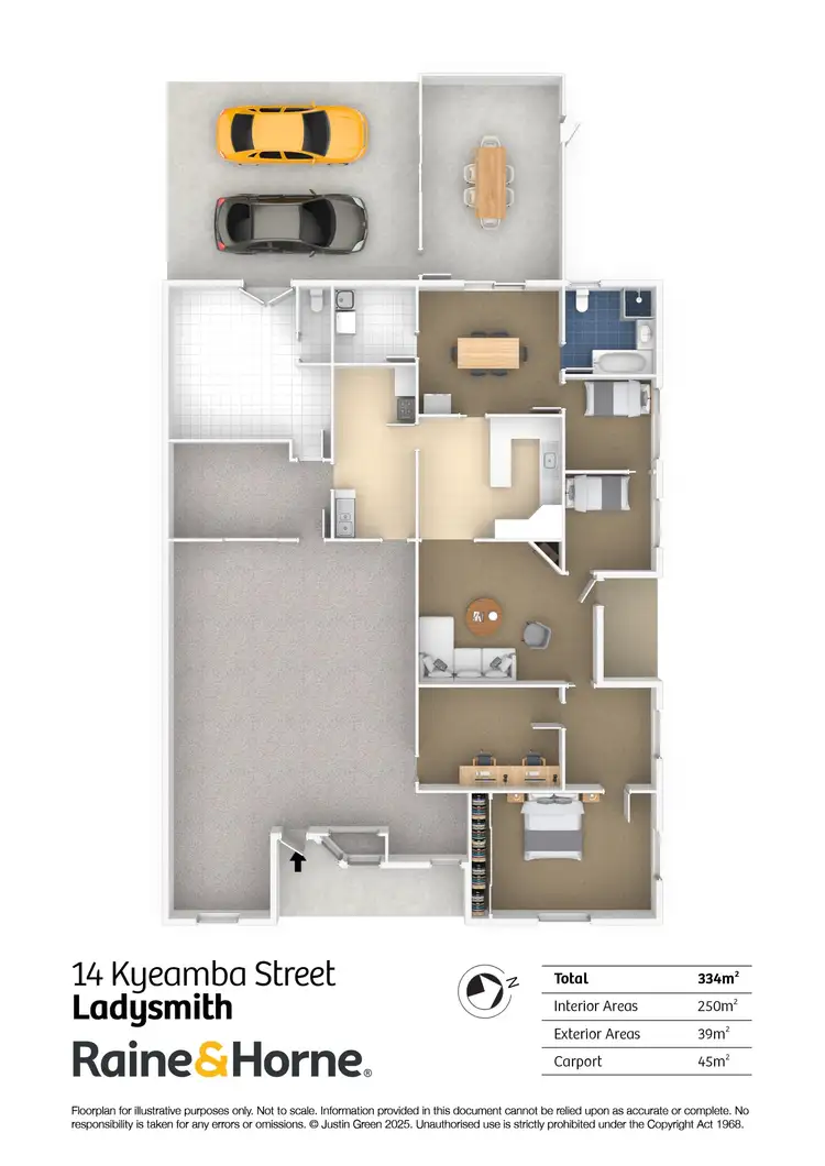 Floorplan of Homely house listing, 14 Kyeamba Street, Ladysmith NSW 2652