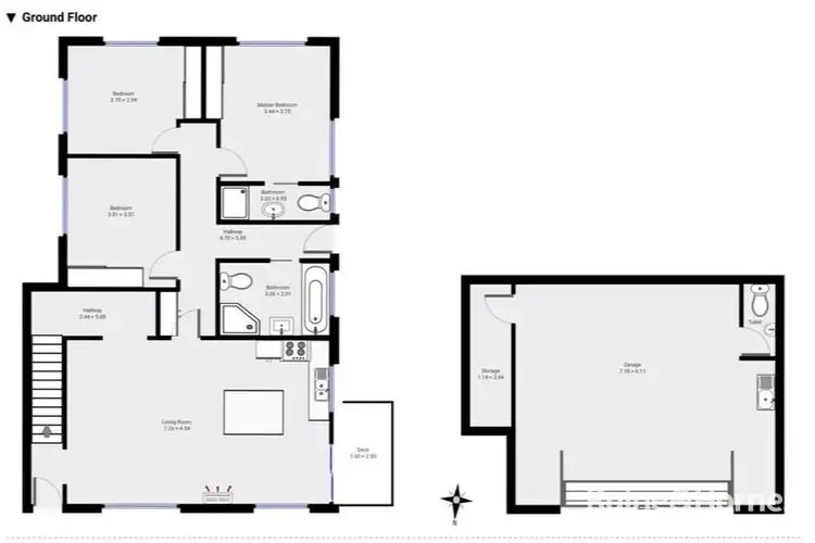 Floorplan of Homely house listing, 2/20 Northsun Place, Midway Point TAS 7171
