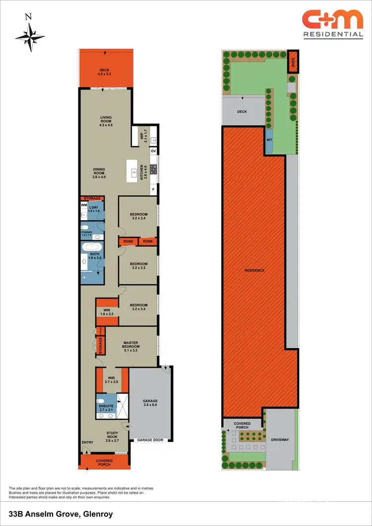 Floorplan of Homely townhouse listing, 33b Anselm Grove, Glenroy VIC 3046
