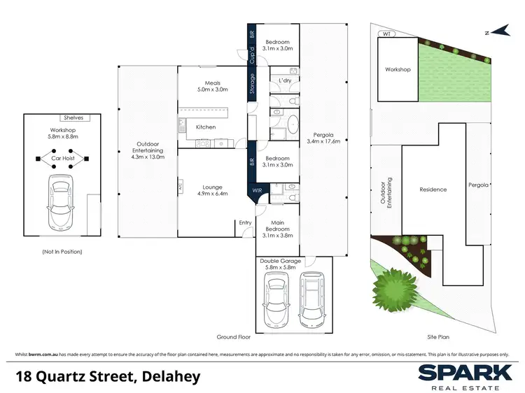 Floorplan of Homely house listing, 18 Quartz Street, Delahey VIC 3037