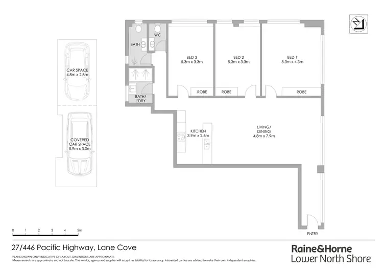 Floorplan of Homely apartment listing, 27/446 Pacific Highway, Lane Cove NSW 2066