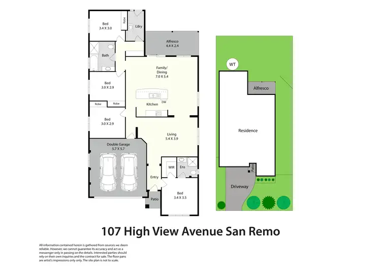 Floorplan of Homely house listing, 107 Highview Avenue, San Remo NSW 2262