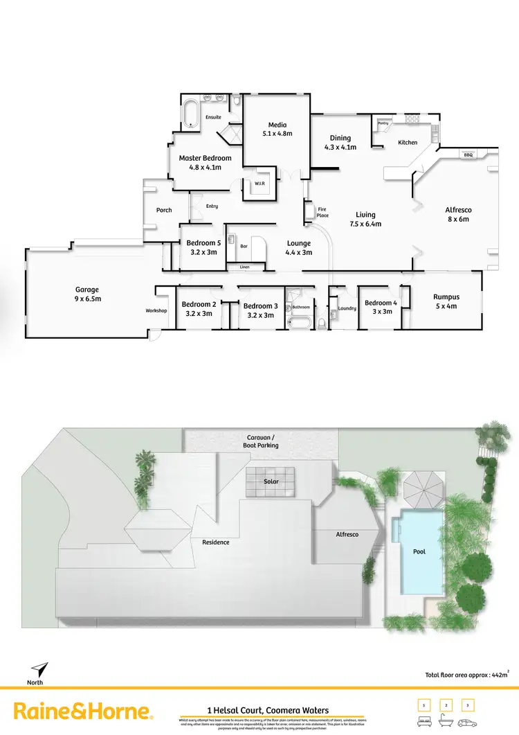 Floorplan of Homely house listing, 1 Helsal Court, Coomera Waters QLD 4209