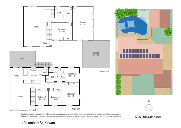 Floorplan of Homely house listing, 19 Lambert Street, Kirwan QLD 4817