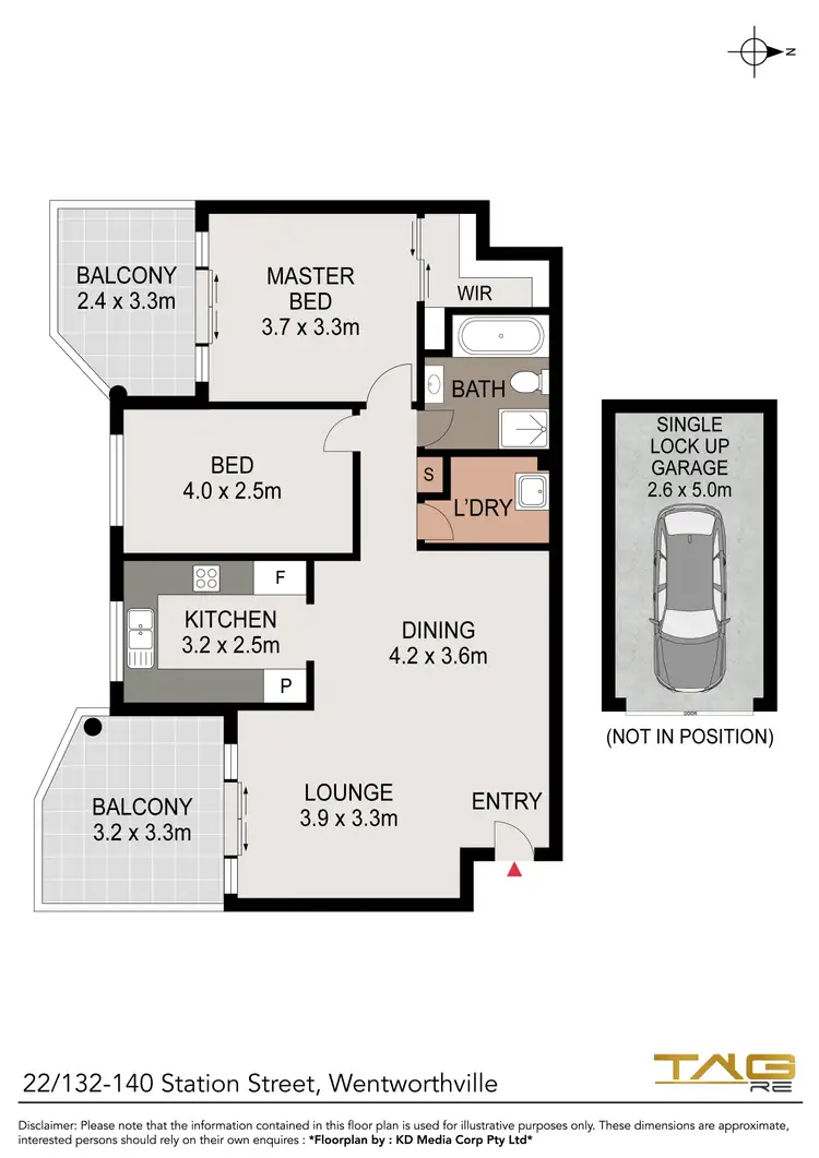 Floorplan of Homely house listing, 22/132-140 Station Street, Wentworthville NSW 2145