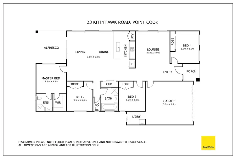 Floorplan of Homely house listing, 23 Kittyhawk Road, Point Cook VIC 3030
