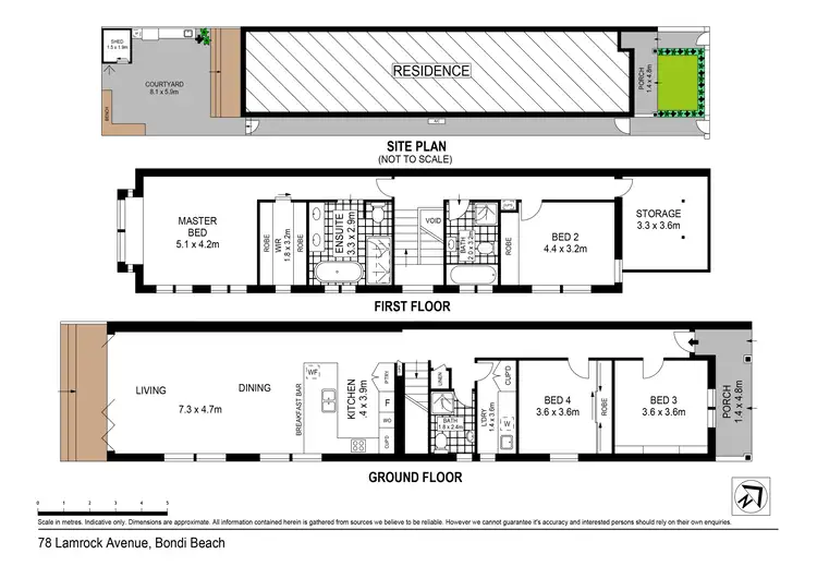 Floorplan of Homely house listing, 78 Lamrock Avenue, Bondi Beach NSW 2026