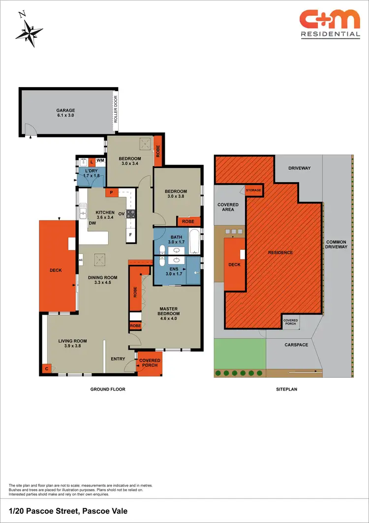 Floorplan of Homely villa listing, 1/20 Pascoe Street, Pascoe Vale VIC 3044