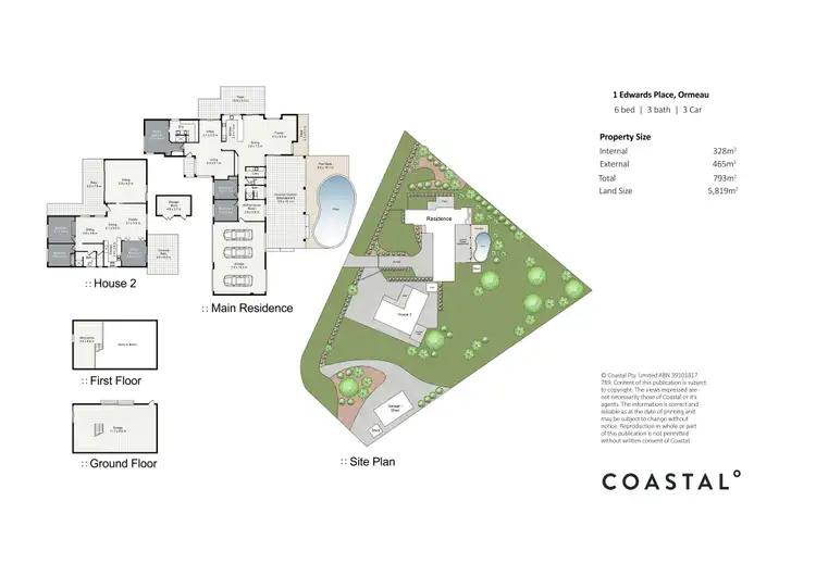 Floorplan of Homely rural property listing, 1 Edwards Place, Ormeau QLD 4208