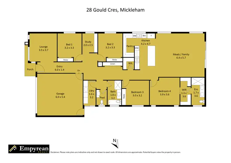 Floorplan of Homely house listing, 28 Gould Crescent, Mickleham VIC 3064