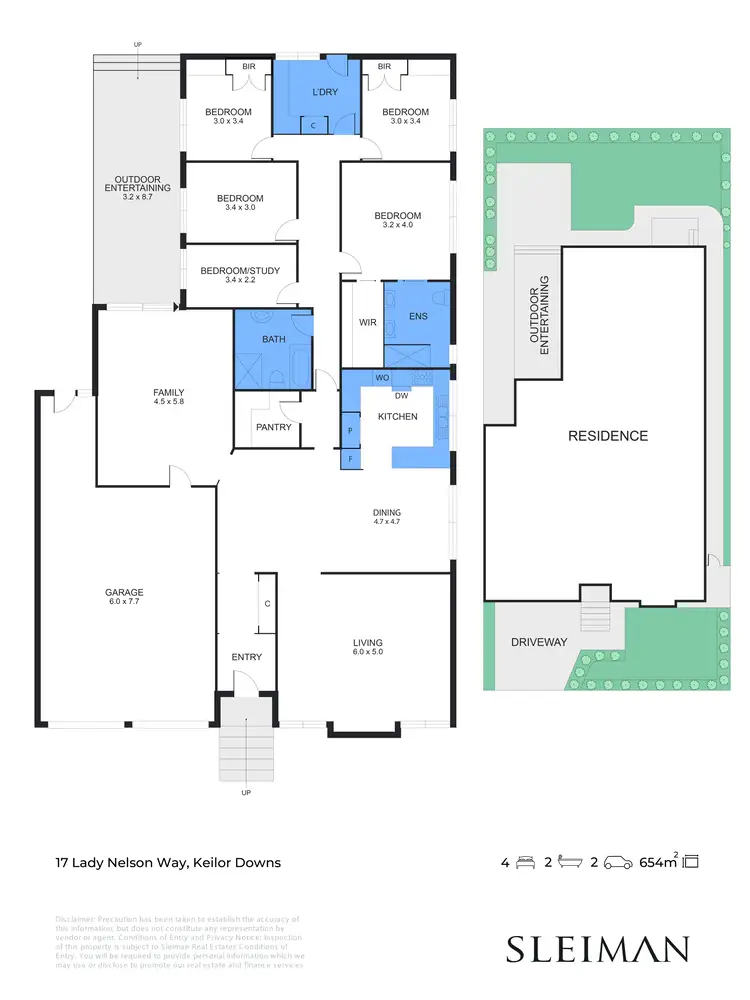 Floorplan of Homely house listing, 17 Lady Nelson Way, Keilor Downs VIC 3038