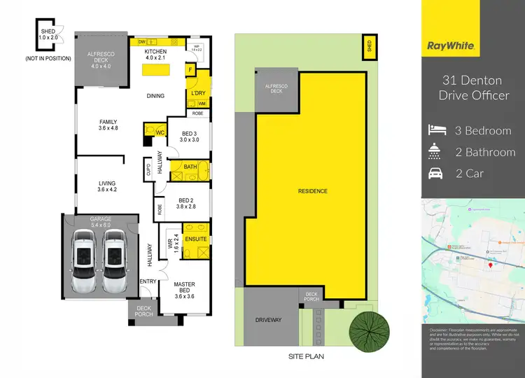 Floorplan of Homely house listing, 31 Denton Drive, Officer VIC 3809
